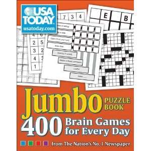  USA TODAY Jumbo Puzzle Book 400 Brain Games for Every Day 