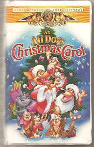   Family Presents An All Dogs Christmas Carol VHS 027616691033  