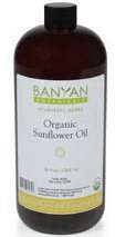 Sunflower Oil (Organic) 1 qt by Banyan Trading Co. 618192032718  