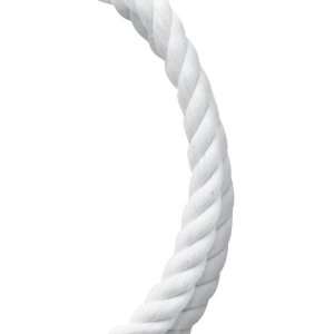   by 400 Feet Cotton Twisted 3 Strand Rope, White