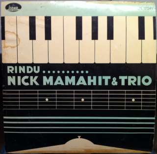NICK MAMAHIT & TRIO rindu LP vinyl LP1 17549 VG  