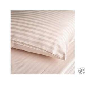 Stripes Pink 330 thread count Super Single Waterbed sheet set 100% 