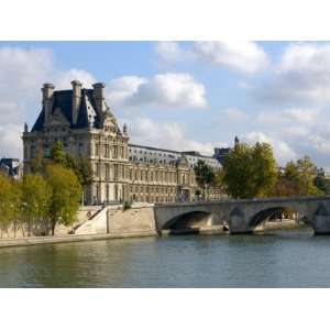  Pont Royal and the Louvre Museum, Paris, France 