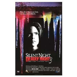 Silent Night, Deadly Night 3 Better Watch Out Original Movie Poster 