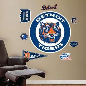  Detroit Tigers Throwback Logo Fat Head