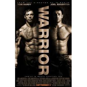 WARRIOR movie poster flyer 11 x 17 inches   TOM HARDY, JOEL EDGERTON 
