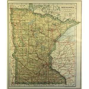  Collier map of Minnesota (1907)