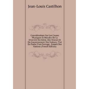   esprit Des Nations (French Edition) Jean Louis Castilhon Books
