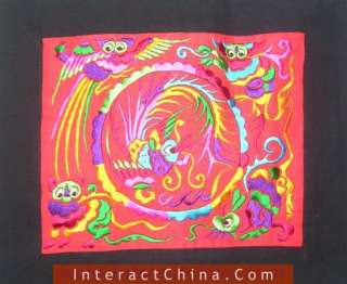 Miao Hmong Hand Stitch Embroidery Textile Folk Art #281  