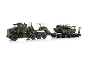 Oshkosh HET M1070 Military Truck & M1 Abrams Tank 1/50  