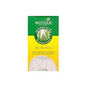  Biotique Bio Aloe Vera Face & Body Sun Cream 55 g (Pack of 