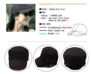 Best★ Vintage Military Cadet Unisex Hat CAP/ Band type  