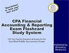 cpa financial accounting reporting exam flashcard study system 