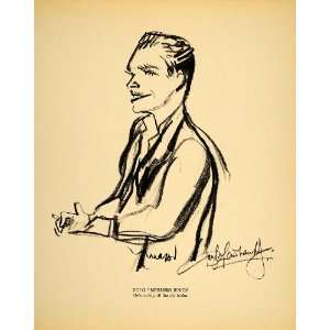  1938 Douglas Fairbanks Jr. Henry Major Bugs Baer Litho 