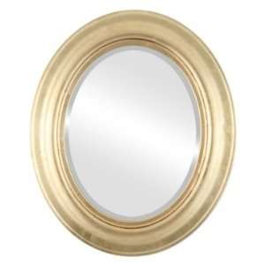    Lancaster Oval in Gold Leaf Mirror and Frame
