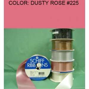   SINGLE FACE SATIN RIBBON Dusty Rose #225 1/4~USA 