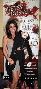 SAW PUPPET MOVIE PROP SIGNED BY BETSY RUSSELL EVIL DOLL  