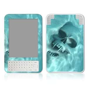  Kindle 3 Skin Decal Sticker   Underwater Vampire Skull