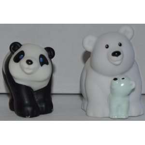 Little People Panda Bear (2002) & Polar Bear (2009)  Replacement 