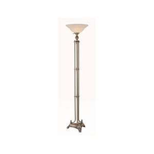  Lite Source LS 81393AB Zadanie Torch Lamp with Amber Glass 