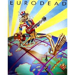  Grateful Dead Eurodead Original 1991 22x28 Poster