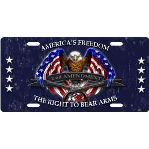  Second Amendment Custom License Plate Novelty Tag from 