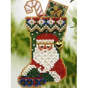  St. Nick Stocking   Cross Stitch Kit Arts, Crafts 