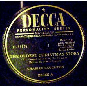   Story/ Three Wise Men. 78 rpm Hans Eisler Charles Laughton Music