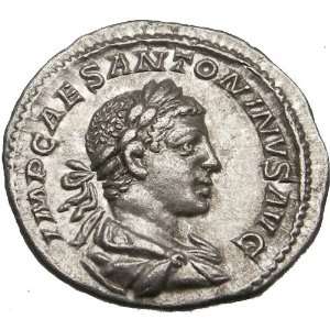   218AD Silver Roman Coin of ELAGABALUS w Victory Angel 
