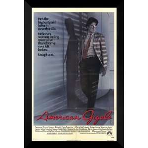 American Gigolo FRAMED 27x40 Movie Poster Richard Gere  