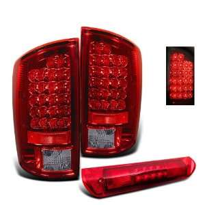   02 06 Dodge Ram LED Tail Lights + LED Brake Light: Automotive