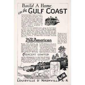   American Gulf Pullman Route Train   Original Print Ad