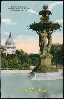 WASHINGTON DC Bartholdi Fountain National Botanical Garden Vtg 