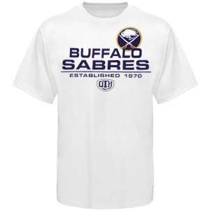 Old Time Hockey Buffalo Sabres White Zeno T shirt  Sports 