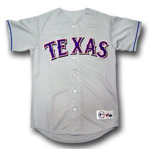 Texas Rangers MLB Replica Team Jersey by Majestic Athletic (Road 2X 