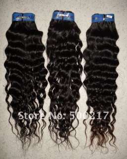 12 20 Remy Brazilian Hair Weft Deep Wave #1B Natural Black 100g/PCS 
