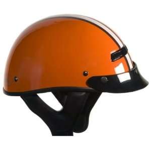   Bikewear NFL Cleveland Browns Motorcycle Half Helmet (Orange, Large