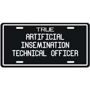 New  True Artificial Insemination Technical Officer  License Plate 