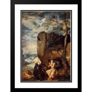  St. Anthony Abbot and St. Paul the Hermit 20x23 Framed and 