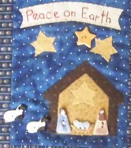 CERAMIC BUTTONS FOR QUILTED NATIVITY WALL HANGING  