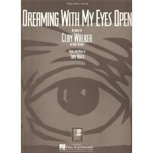   Sheet Music Dreaming With My Eyes Open C Walker 131 