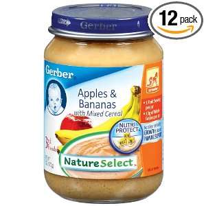 Gerber 3rd Foods Organic Cereal, Apple, Cinnamon & Oat, 5.5 Ounce 