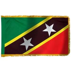  St Christopher Nevis Flag 5X8 Foot Nylon PH and FR Patio 