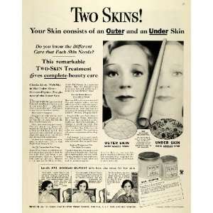  1933 Ad Ponds Cold Cream Skin Care Mrs. Morgan Belmont 