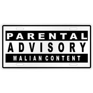  New  Parental Advisory / Malian Content  Mali License 
