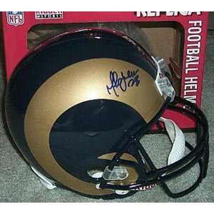 Autographed Marshall Faulk Helmet   Replica  Sports 