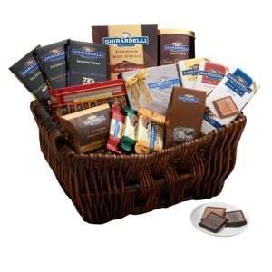 Ghirardelli Chocolate Elegant Chocolate Gift Basket  
