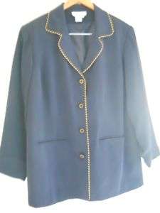 Womens Augusta Max Woman Jacket Blue Size 16W  