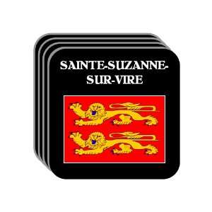   Normandy)   SAINTE SUZANNE SUR VIRE Set of 4 Mini Mousepad Coasters