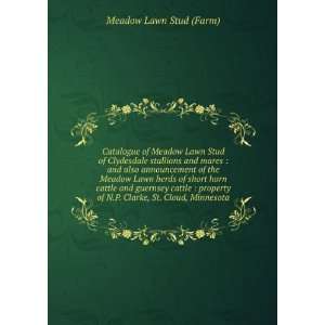 Catalogue of Meadow Lawn Stud of Clydesdale stallions and mares  and 
